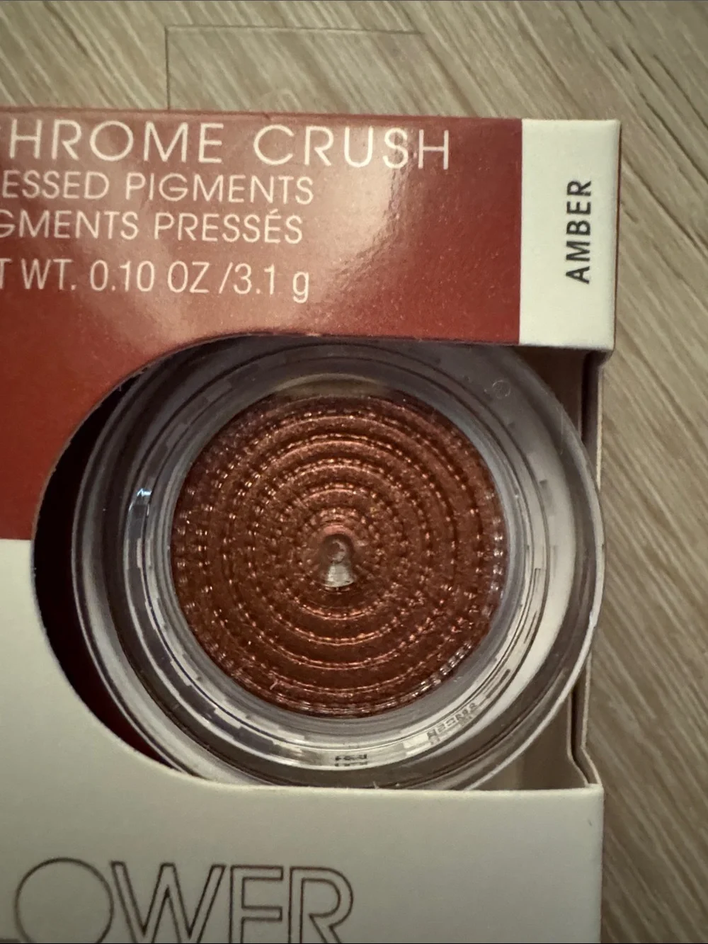 Flower Chrome Crush Pressed Eyeshadow Pigment - Amber NEW 🏷️